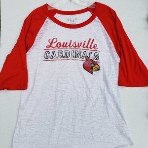 Louisville Cardinals Baseball Sleeve Tee